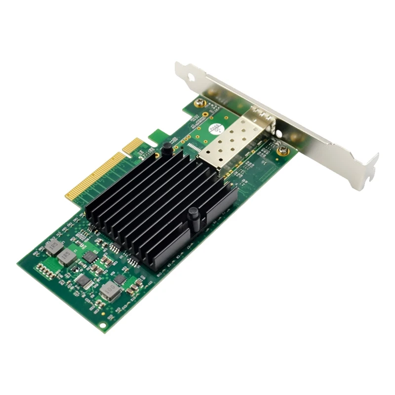 

Сетевая карта Ethernet PCI-E X8, 10-гигабитный оптоволоконный серверный адаптер X520 10GbE, один SFP + оптоволоконный LC для чипа 82599EN