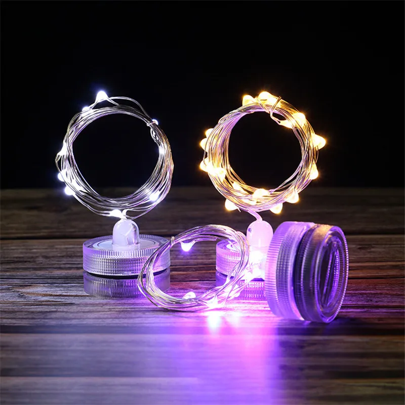 Водонепроницаемая светодиодная гирлянда IP65 Сказочная из серебряной проволоки 2