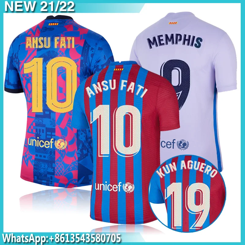 

2022 Top Thai Best quality 21-22 custom shirt 2021 Top Best Barcelonaes Jerseys Free shipping