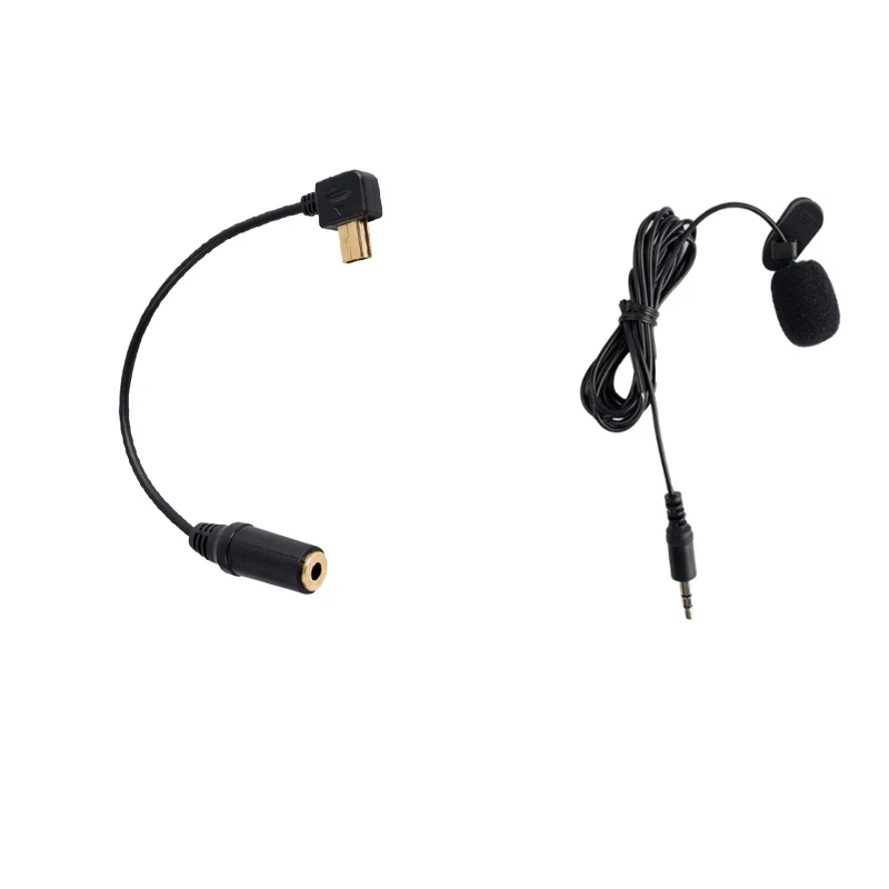 3 5 мм активный зажим микрофон с мини USB аудио адаптер микрофонный кабель для Gopro