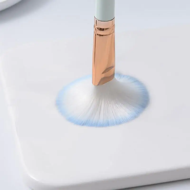 1Pcs Blush Brush Fixed Makeup Powder Fiber Hair Plastic Handle Beginner Beauty Make-up Tools | Красота и здоровье