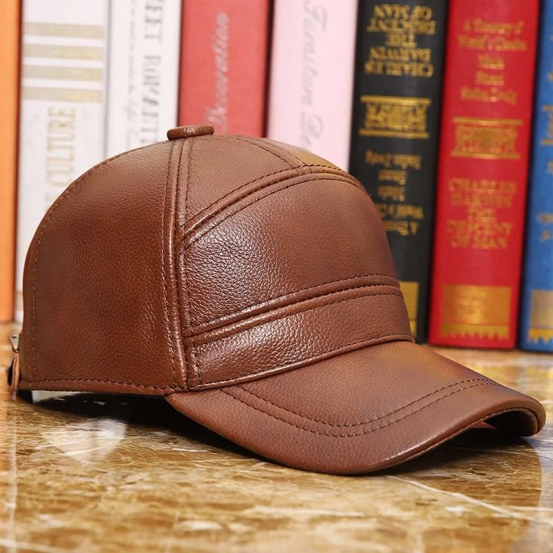 

Осенне-зимняя кожаная шляпа для отдыха на открытом воздухе