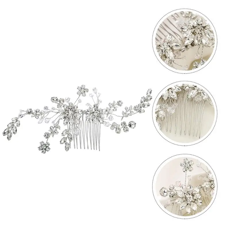 

1pc Exquisite Attractive Delicate Headwear Hair Accessories Hair Comb for Women Wedding Girls Bride