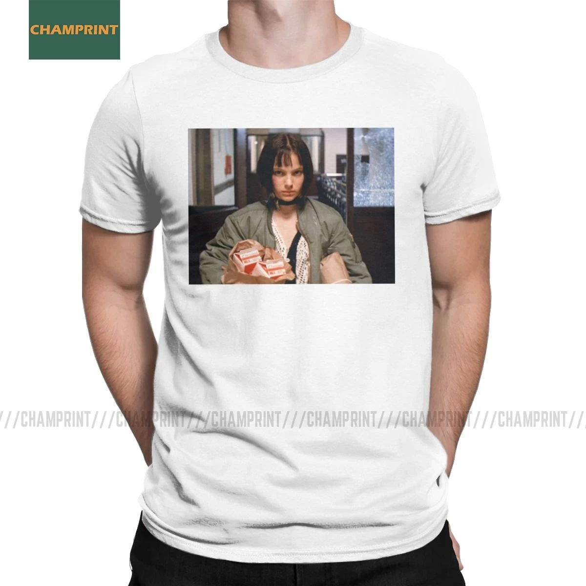 Мужские футболки Leon The Professional хлопковая футболка с коротким рукавом из фильма