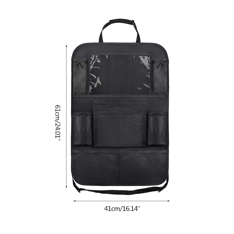 

Органайзер на заднее сиденье автомобиля, карман для хранения, Сетчатая Сумка большой вместимости, отличный подарок для друзей и семьи