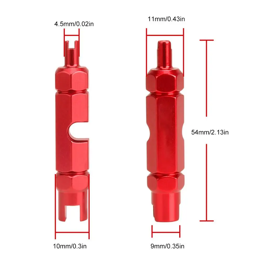 MTB Bike Wrench Valve Core Remover Multi-function Anti-slip Air Spanner Disassembly Tool Tubeless Cycle Schrader | Спорт и