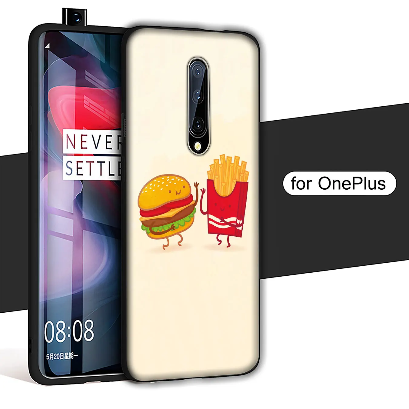 IYICAO милый пищевой Мягкий силиконовый чехол для телефона с картофелем фри