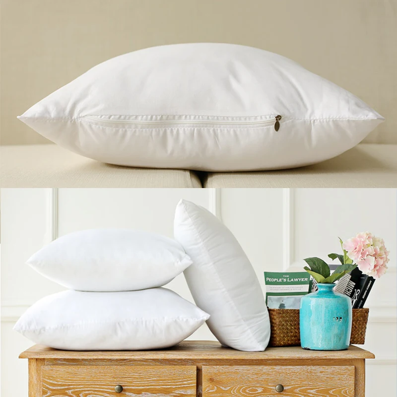 Классическая однотонная Подушка 11 размеров для дивана забавная мягкая подушка