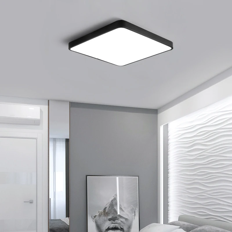 Светодиодный потолочный светильник прямоугольная лампа с дистанционным