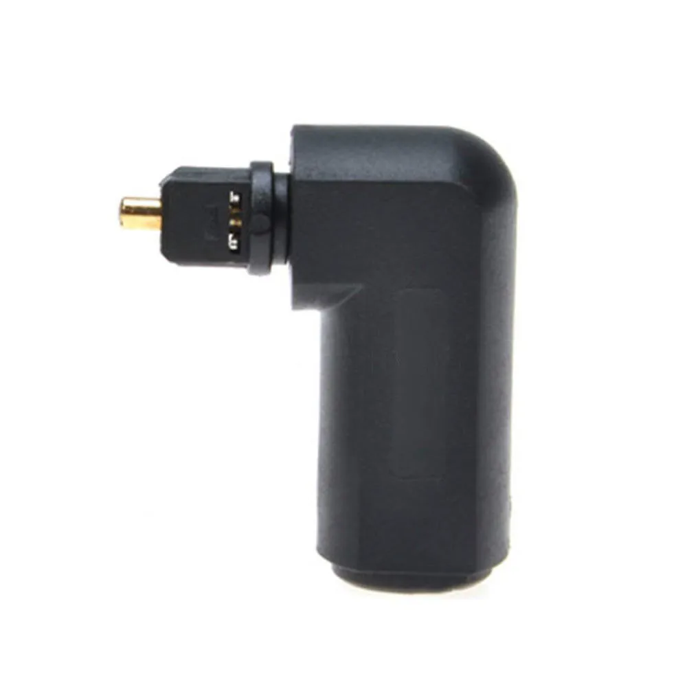 Цифровой оптический аудиокабель 90 градусов адаптер Папа мама с прямым углом