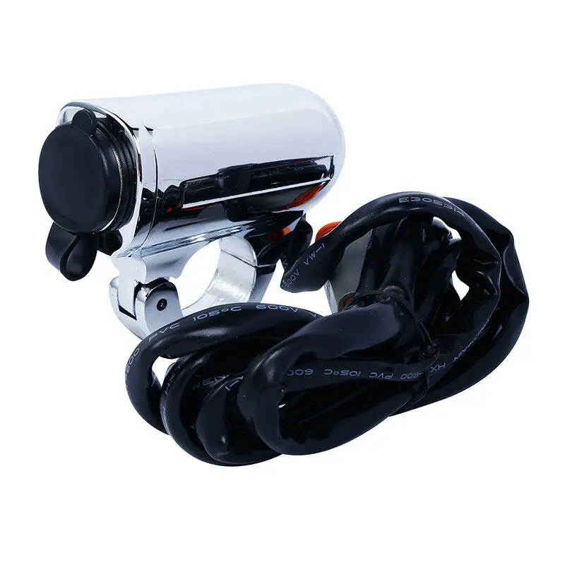 

Мотоцикл 1 "крепление на руль вспомогательный порт питания для Harley Road King S port ster Dyna Softail, узкий Deluxe 11-18