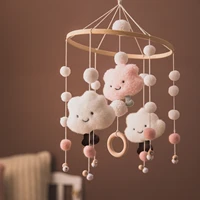 cloud cartoon bed bell crib mobile rattle baby cradle stroller perception toys music toys 0 12 months childrens room decoration