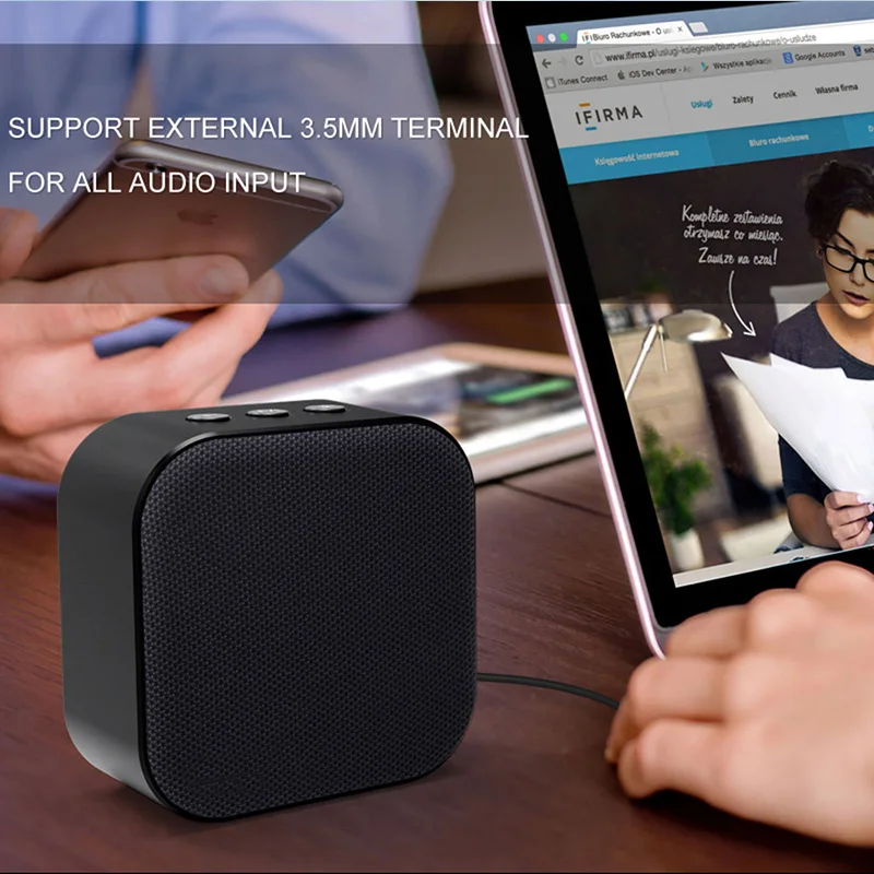 Мини Портативный беспроводной Bluetooth динамик супер бас Колонка громкий звук