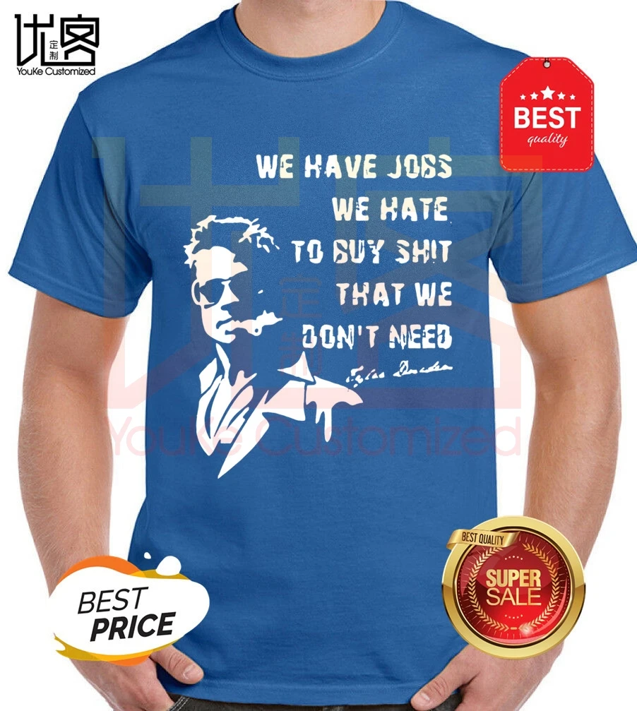 Футболка с принтом Бойцовский клуб Тайлер дурден Брэд Питт проект мэйхем черная