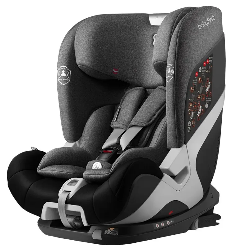 Baby First (Babyfirst) to Smart Edition Baby Child Safety Seat 9-36KG (9 months to 12 years old) Arctic Grey