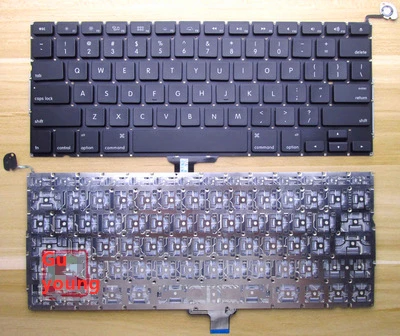 Клавиатура с английской раскладкой для Apple Macbook Pro A1278 MA990 991 MB466 MB467 US без рамки 2009-2012