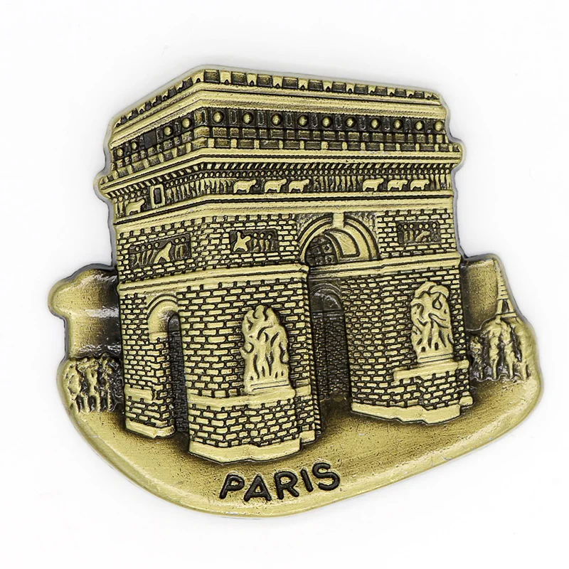 Металлический магнитный холодильник 3D магнит на туристическая сувенирная