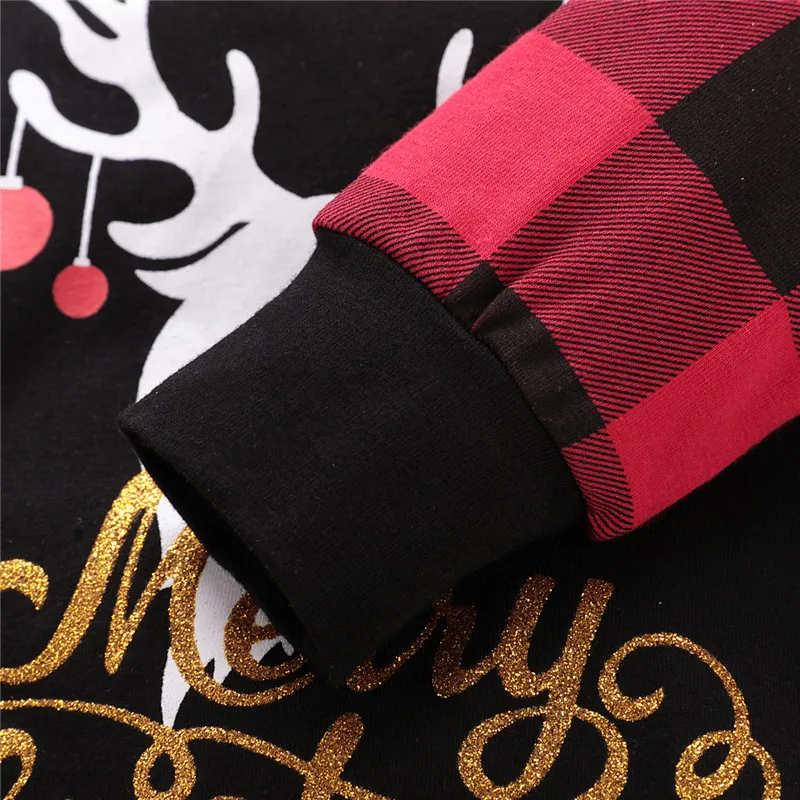 Рождественский комбинезон для новорожденных мальчиков и девочек с длинным