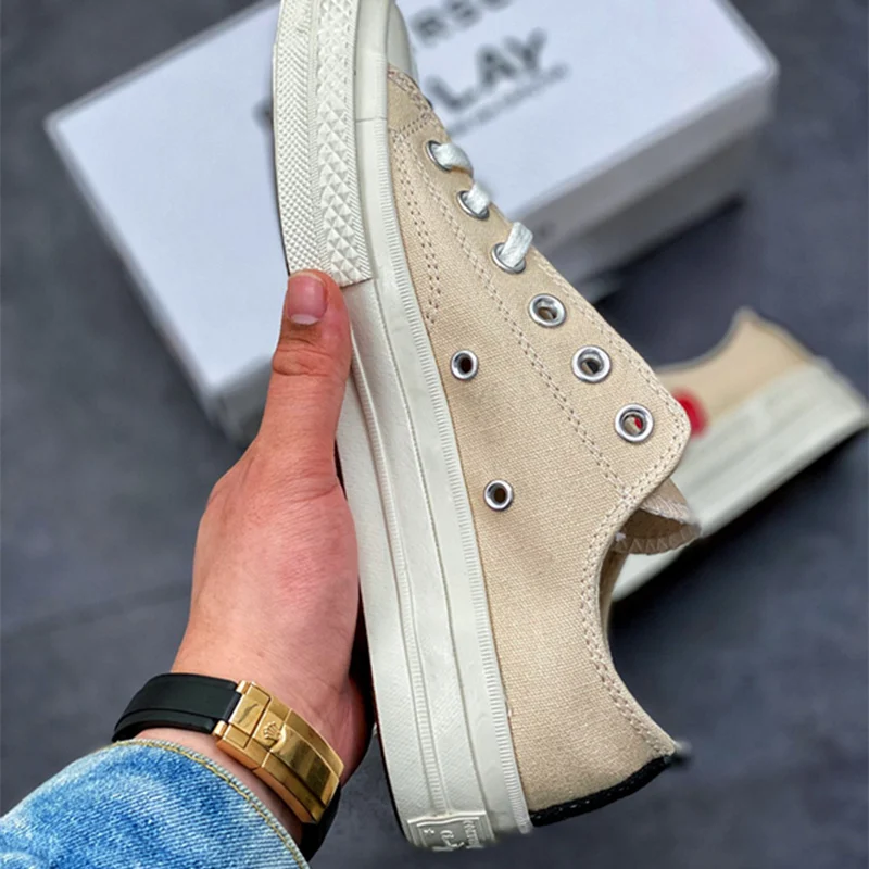 

New Big Eye 1970s Play Daily Leisure High/Low Unisex Shoes Love High Quality Canvas Skateboarding Shoes Zapatillas Sapatillas