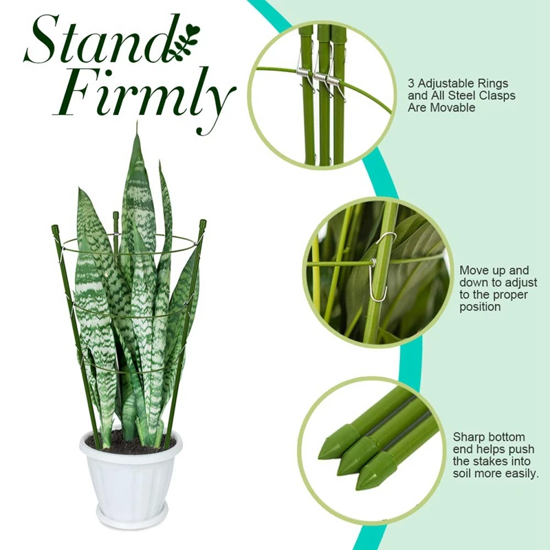 Акция! 2 упаковки металлические стойкие к ржавчине крепления растений | Дом и сад