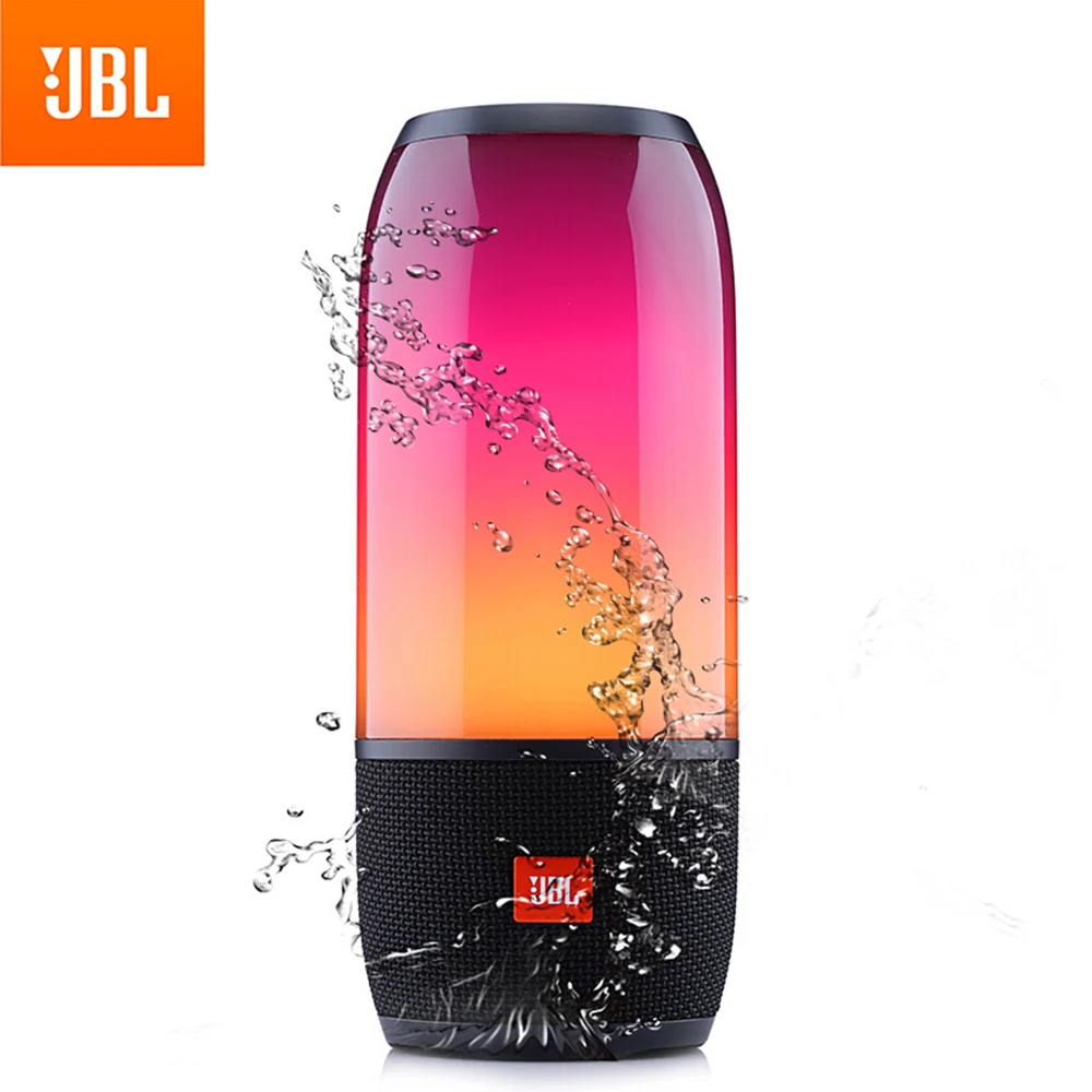 JBL Speaker Pulse 3 IPX7 водонепроницаемые беспроводные bluetooth колонки 360 Lightshow портативная