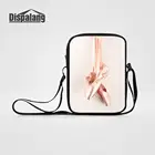 Dispalang мини-сумка-мессенджер для женщин, балетки с принтом, сумки через плечо для девочек, стильные Лоскутные маленькие сумочки для малышей