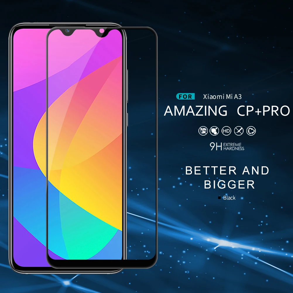 Для Xiaomi mi CC9 mi A3 NILLKIN CP+ Pro Защитная пленка для экрана с полным покрытием для Xiaomi mi CC9e взрывозащищенное Закаленное стекло
