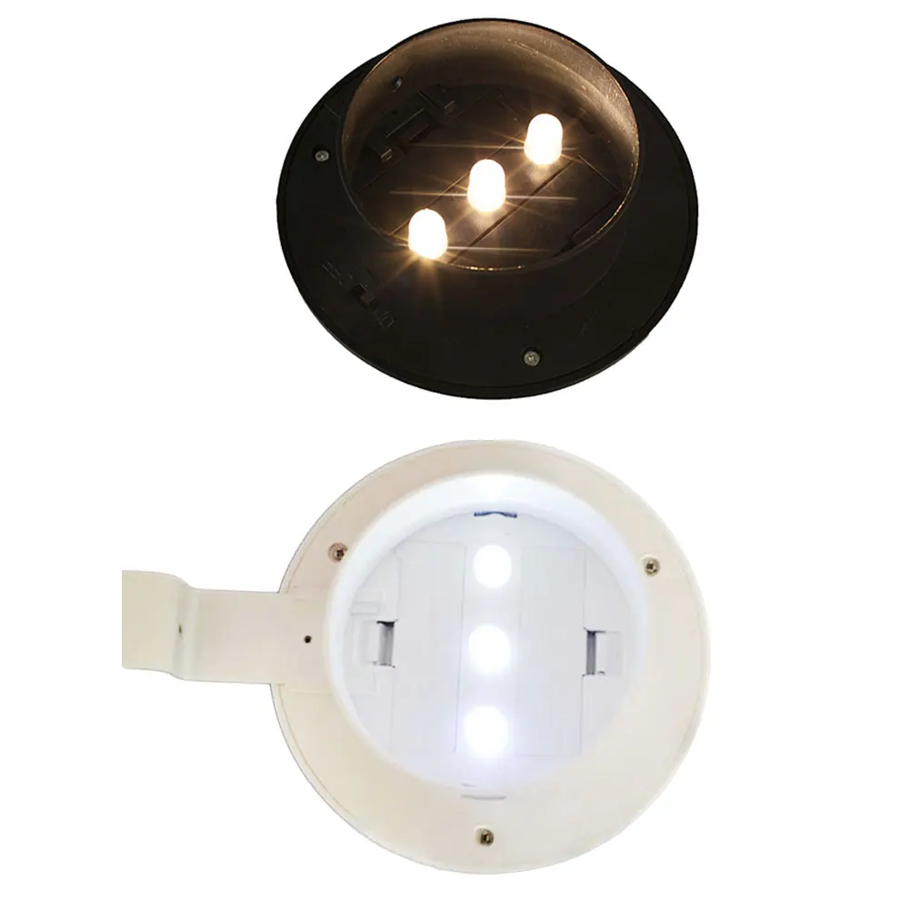 3 светодиодный солнечный свет наружное освещение лампы навес двора стены сада