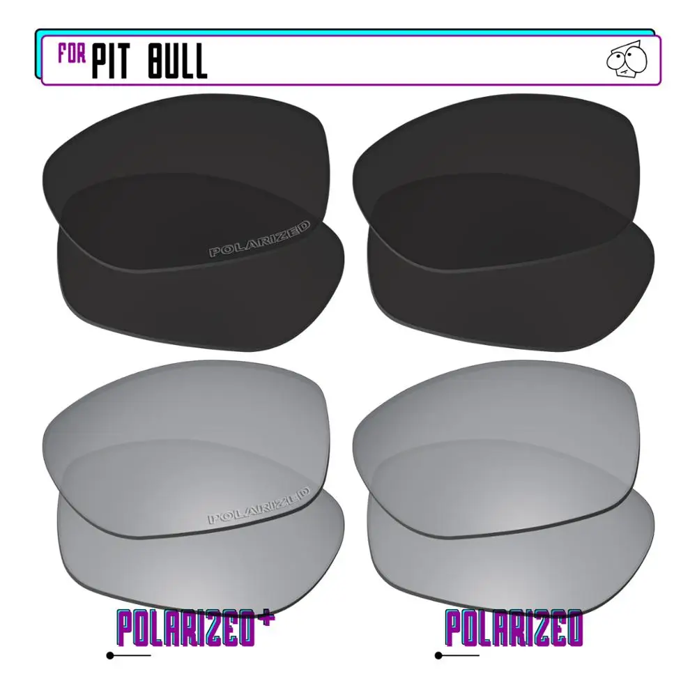 

Замена поляризованных сменных линз EZReplace для солнцезащитных очков Oakley питбуль BlkSirP Plus-BlkSirP