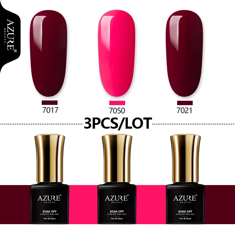 AZURE BEAUTY Гель-лак для ногтей Гель-лак UV Led Soak Off 4 шт./лот Гибридный лак комплект гель-лака Vogue лазурный гель лак-эмаль для ногтей - Цвет: 20