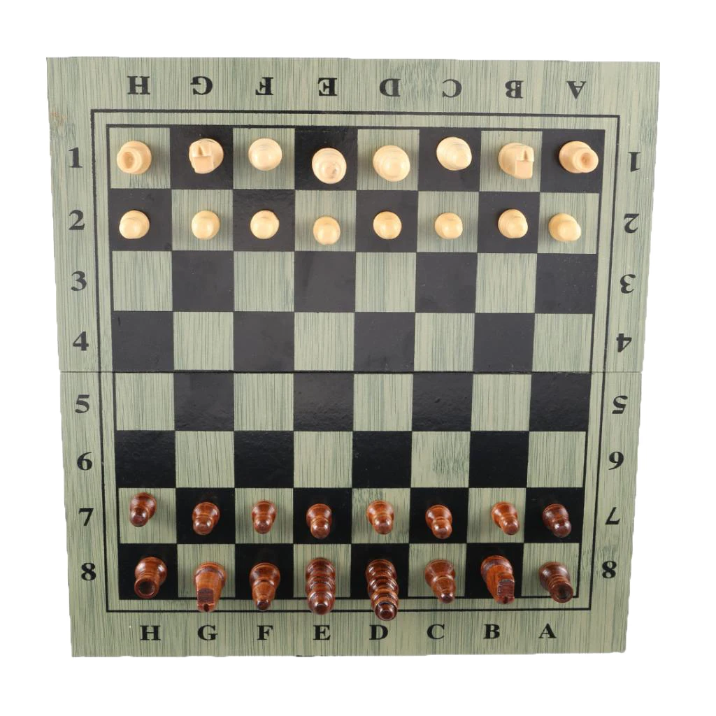 

Handmade International Chess Set Game Board - Folding Magnetic Chess Game, Great Travel Chess Set, Various Sizes Available