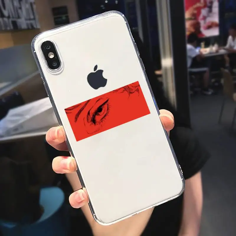 

Sad Japanese Anime Aesthetic Phone Case Transparent soft For iphone 5 5s 5c se 6 6s 7 8 11 12 plus mini x xs xr pro max