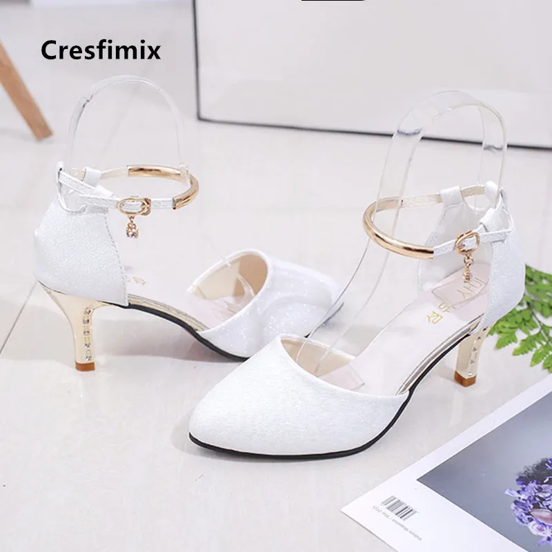 Туфли Cresfimix женские на высоком каблуке лакированная кожа удобные стильные туфли