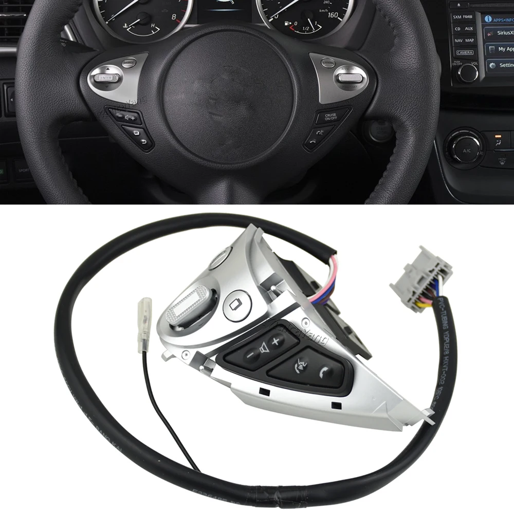 Переключатель круиз-контроля на руль для Nissan Pulsar (Nismo Concept) 370Z Sentra JUKE F15 2011-2017 с