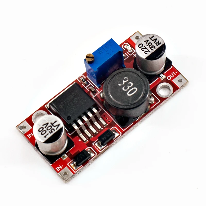 1 шт. 3A Регулируемый DCDC LM2596 LM2596S вход 4 V 35 Выход 23 30 В постоянного тока dc понижающий