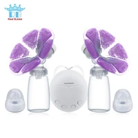 real bubee singledouble electric breast pump with milk bottle infant usb bpa free powerful milk pumps baby breast feeding