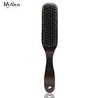 Mythus деревянная ручка кабана щетина Парикмахерская щетка Мужская щетка для бритья щетка для чистки усов щетка для лица набор для ванны