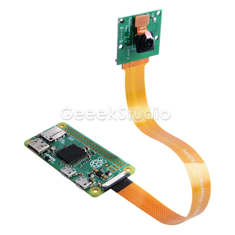 Плата модуля камеры Raspberry Pi 5MP с акриловым держателем для веб видео 4 Модель B / Zero (W)