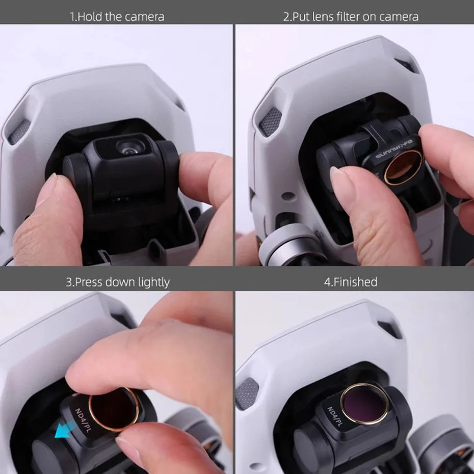 Done Filter For DJI Mavic Mini/2 Filters Neutral Density Polar For DJI Mavic Mini Camera Accessories UV CPL ND NDPL4/8/16/32