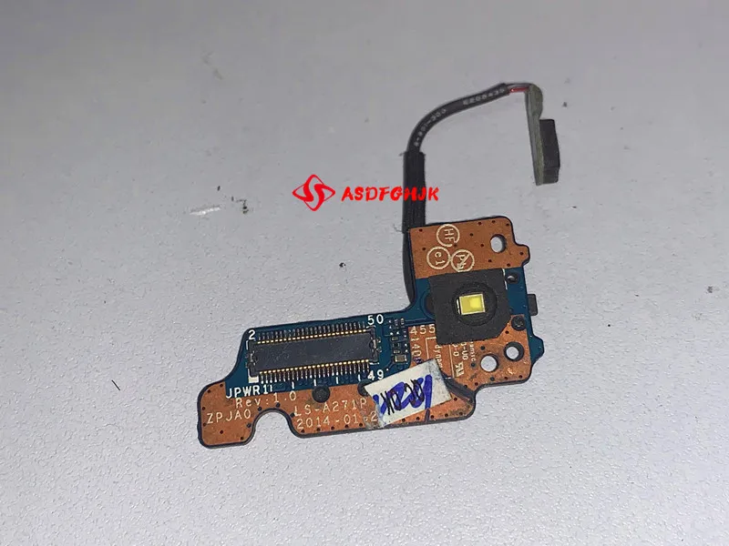

LS-A271P 753976-001 для HP ElitePad 1000 g2 кабель платы выключателя питания 755138-601 отлично работает