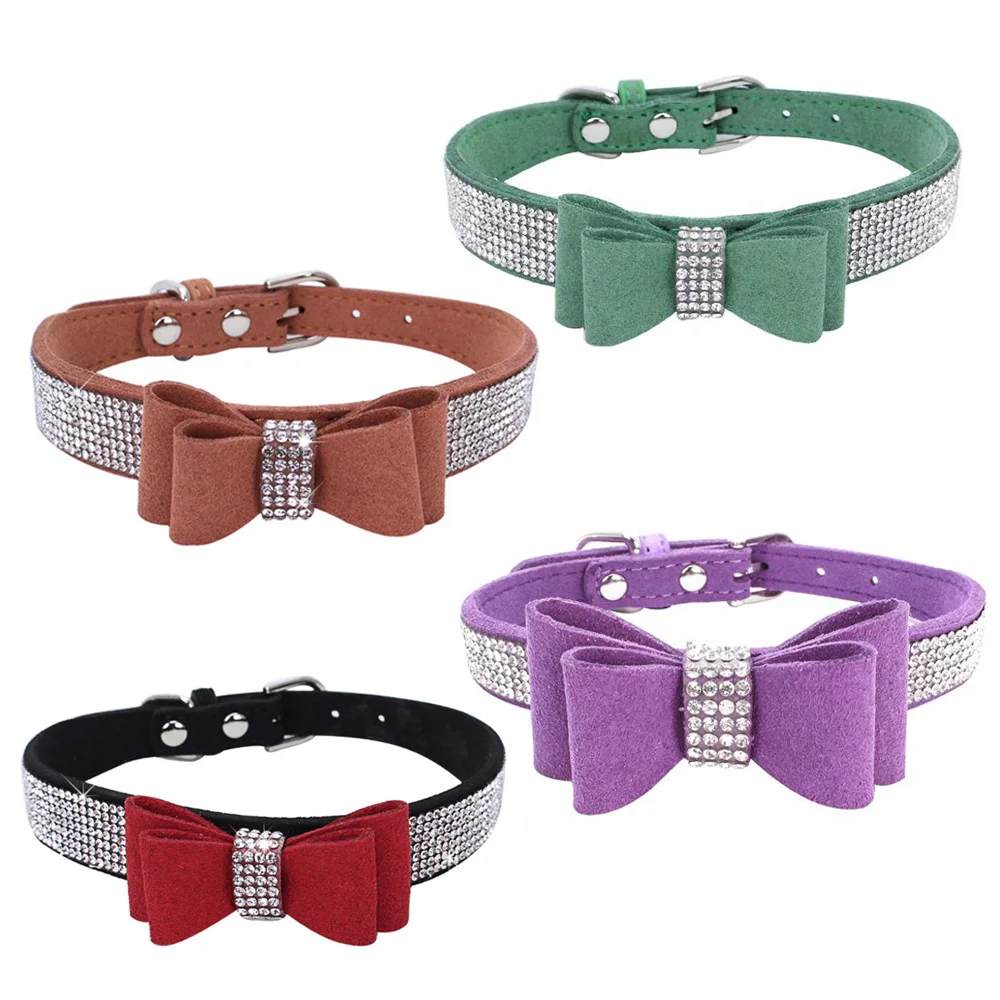 Ошейник для собак регулируемый галстук бабочка домашних питомцев украшение воды