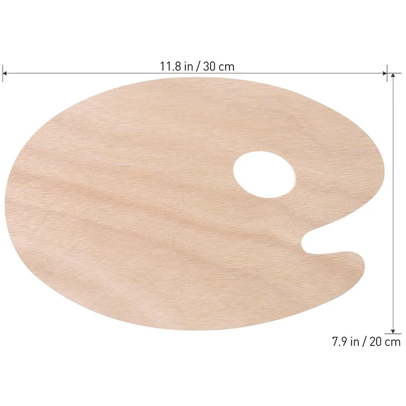 2 шт. овальная масляная палитра масляной краски акриловая инструмент | Канцтовары