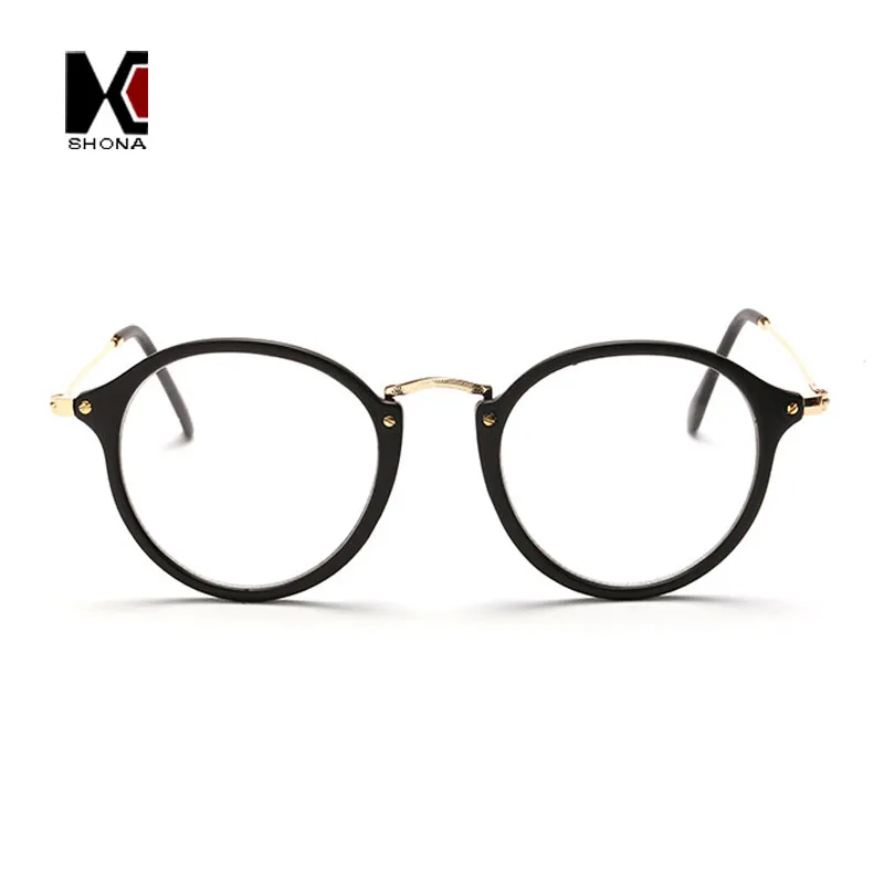 Мужские и женские винтажные очки SHAUNA брендовые дизайнерские в круглой оправе с