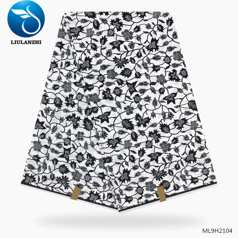 ML9H2104 LIULANZHI африканская голландская Ткань Горячая голландская печать восковой ткани голландский воск батик Ткань 6 ярдов африканская Анкара ткань ML9H1701-ML9H1727 - Цвет: ML9H2104