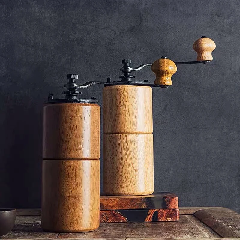 Деревянная чугунная шлифовальная машина HARIO стиль ручная кофемолка кофейная