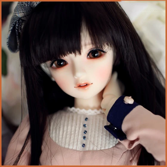 

1/4 scale nude BJD doll cute pretty girl BJD/SD Resin figure doll model toy gift.Not included Clothes,shoes,wig A0366Elena MSD