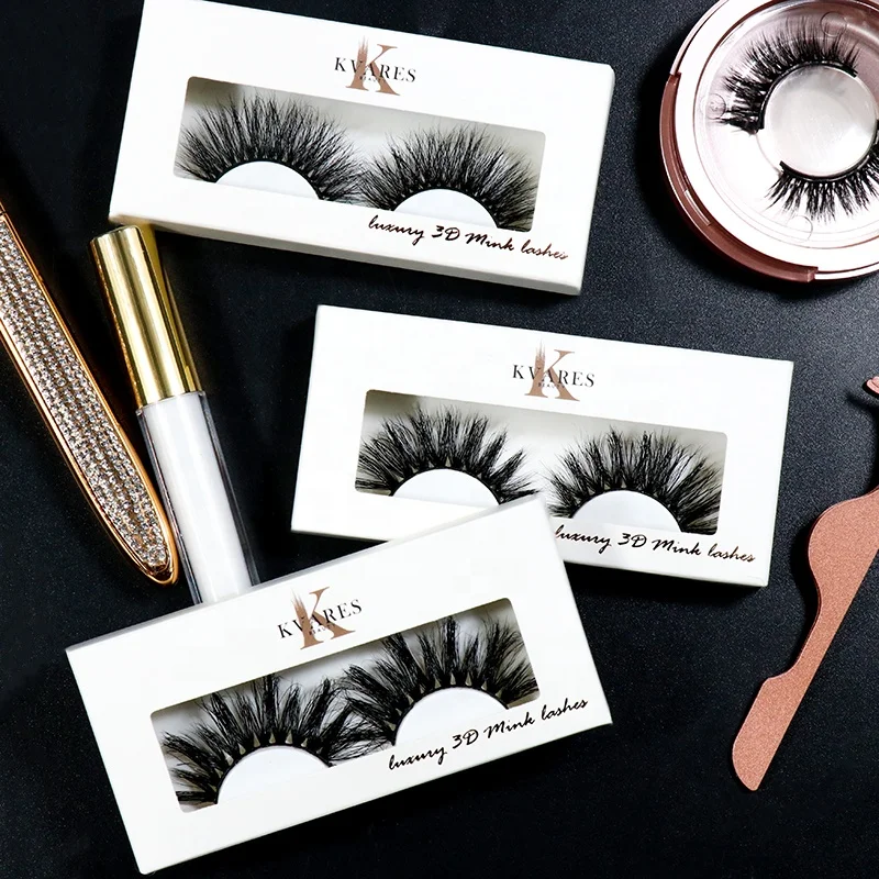 Heyme 25mm 3D Mink Lashes Custom Box Logo Natural Eyelashes Dramatic False Faux Cils Makeup Wholesale Luxury Vendor | Красота и