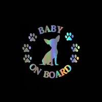 laser reflective stickers for automobiles and motorcycles auto accessories vinyl stickers raincoats pvc dogs creativity