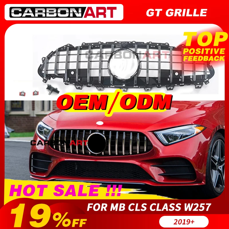 CLS C257 Новое поступление GT гриль для mb Class Авто Передняя решетка 2019 CLS300 CLS350 CLS450 CLS500