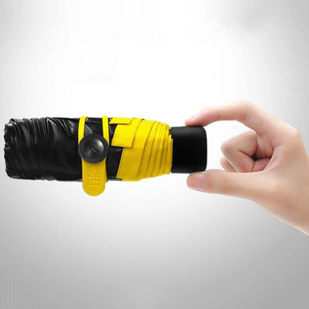 

Folding Umbrella Rain Anti-UV Waterproof 5 Fold Mini Portable Windproof Fashion For Travel THIN889